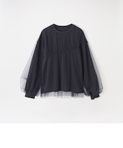 レイヤードシアープルオーバー