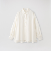 バックボタンオーバーシャツ