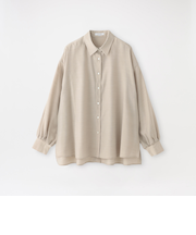 バックボタンオーバーシャツ