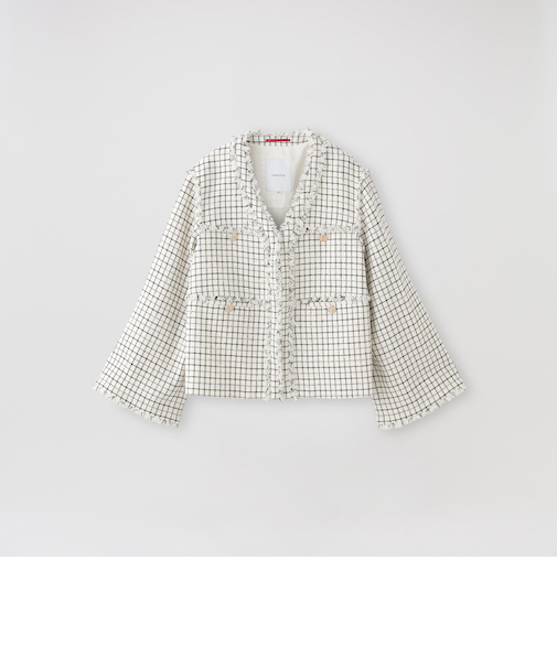 ファンシーツイードジャケット