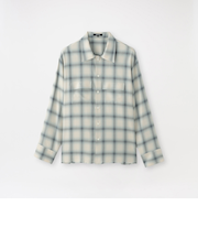レーヨンオンブレCPOシャツ