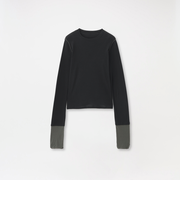 テレコブロッキングトップス