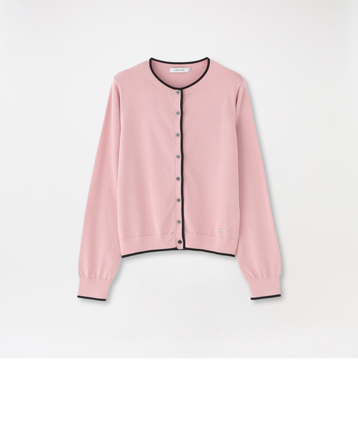 パイピングニットカーディガン