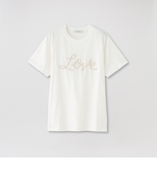 LOVEコード刺繍Tシャツ