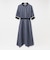 ダンガリーツイルシャツワンピース