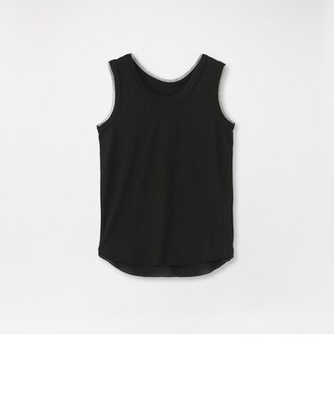ラメリブタンクトップ