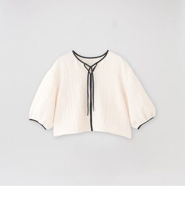 ポコポコハーフスリーブブラウス