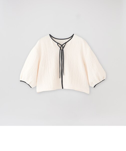 ポコポコハーフスリーブブラウス