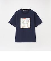 スカーフトリミングTシャツ