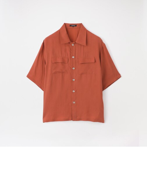 キュプラフィブリルハーフスリーブCPOシャツ