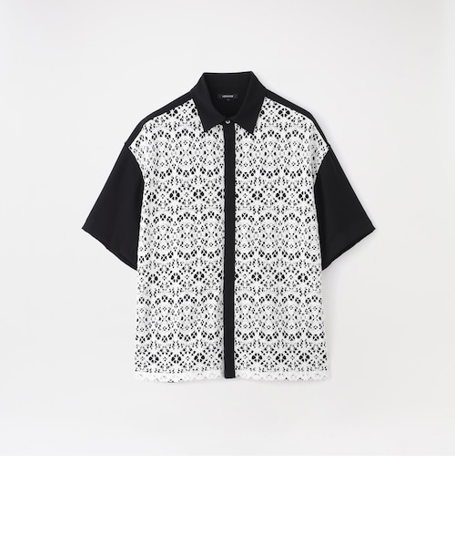定価以下♡新品レーススリーブシャツ GeeRA（ジーラ） tシャツ 「新色追加」綿100％フレンチスリーブ
