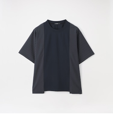 ストライプブロッキングTシャツ