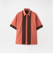 ブロッキングショートスリーブシャツ