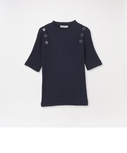 ショルダーカットアウトショートスリーブ