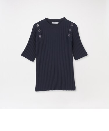 ショルダーカットアウトショートスリーブ