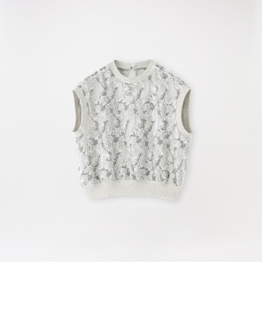 カットジャカード シアートップス