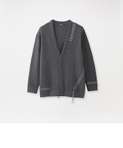 【UNISEX】ポイントスレッドニットカーディガン