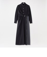 アシンメトリーシャツドレス