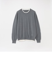 【CASHWOOL】レイヤードプルオーバー