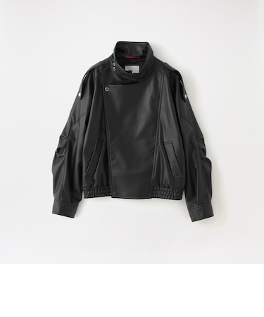 シンセティックレザーモーターサイクルジャケット