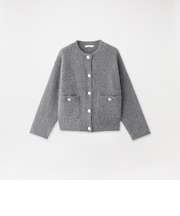 【FOX CASHMERE】ファーニットジャケット
