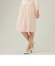 アセテートナイロンストレッチニット スカート