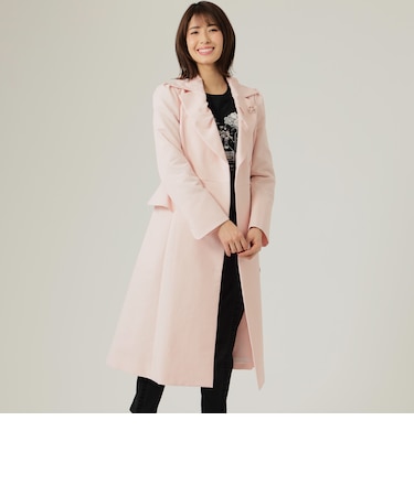 ジャカードタフタ コート