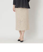 【WEB限定】【Shiina Yamamotoコラボ】フラワーコットンレース スカート