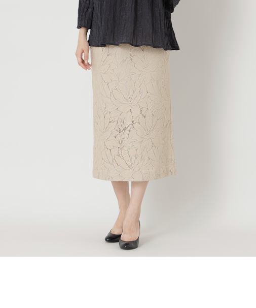 【WEB限定】【Shiina Yamamotoコラボ】フラワーコットンレース スカート
