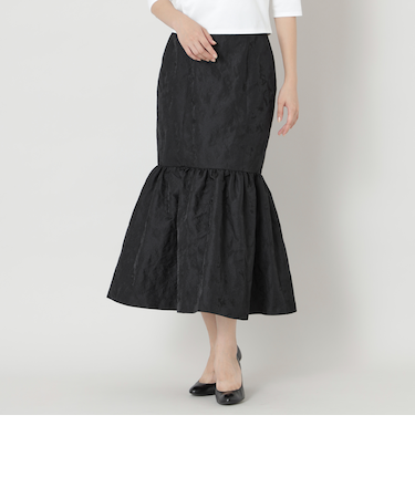 【WEB限定】【Shiina Yamamotoコラボ】フラワージャカード スカート