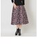 マルチフラワージャカード スカート