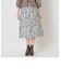 マルチフラワージャカード スカート
