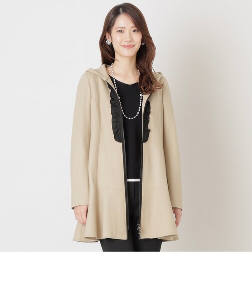 ウールツイルジャージー フードコート