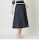 キルティングライクジャカード タックスカート