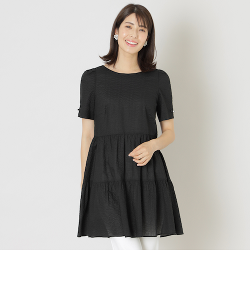 ウエーブローン チュニックブラウス｜トゥービーシックの通販｜&mall