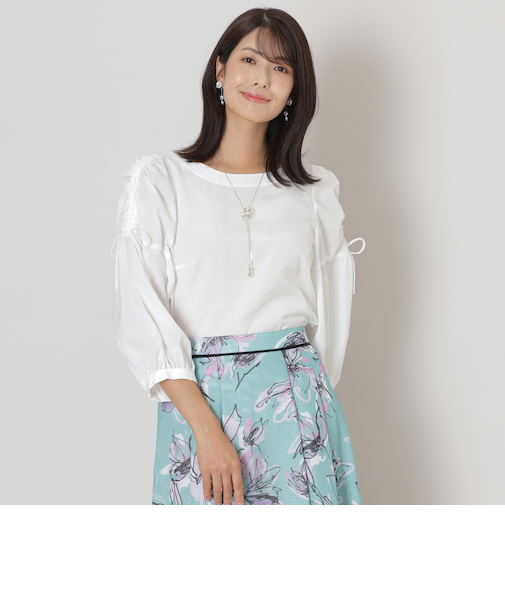 ブライトクロス プルオーバーブラウス