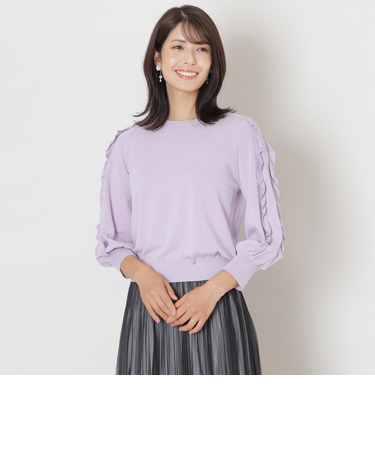 レーヨンコットン プルオーバーニット