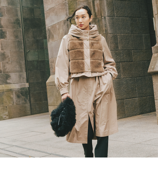 【STORY掲載】3WAYタフタ ダウンコート