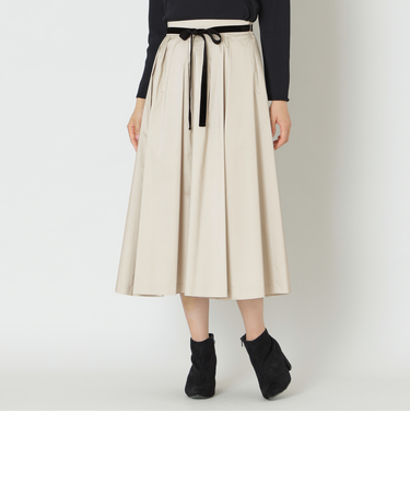 【大人百花 掲載】マイクロタフタ タックスカート