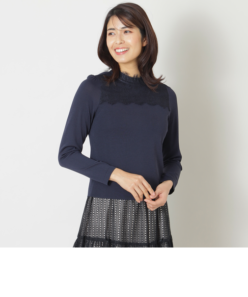 ラッセルレースコンビ ニット