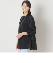 レーヨンナイロン ニットコンビチュニック