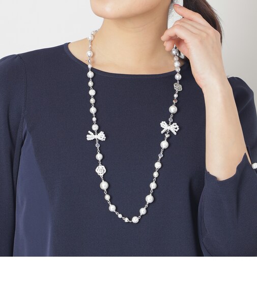 ミニリボンネックレス