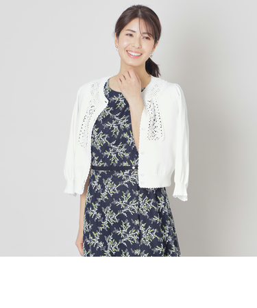 クロシェ編み カーディガン