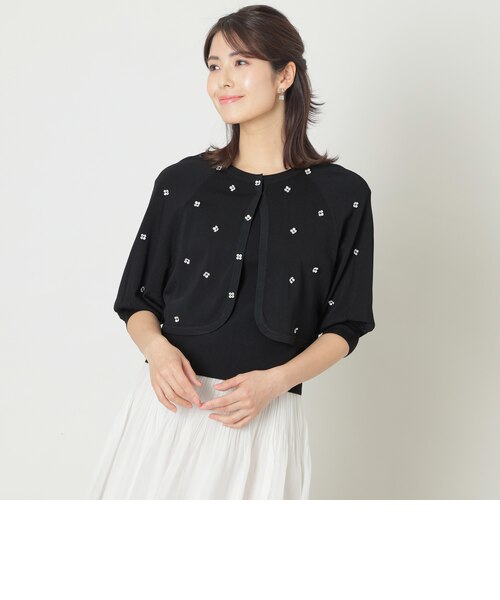 L】ミニフラワーボレロツインセット｜トゥービーシックの通販｜&mall