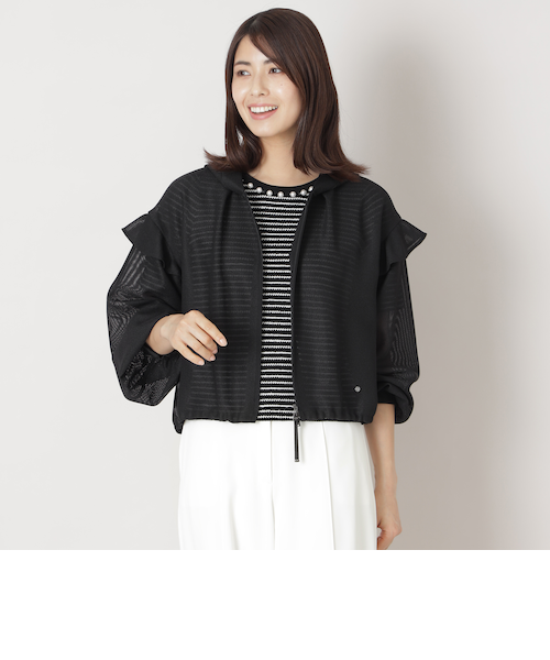 TO BE CHIC カラミ フードジャケット カラミ フードジャケット｜トゥービーシックの通販｜&mall