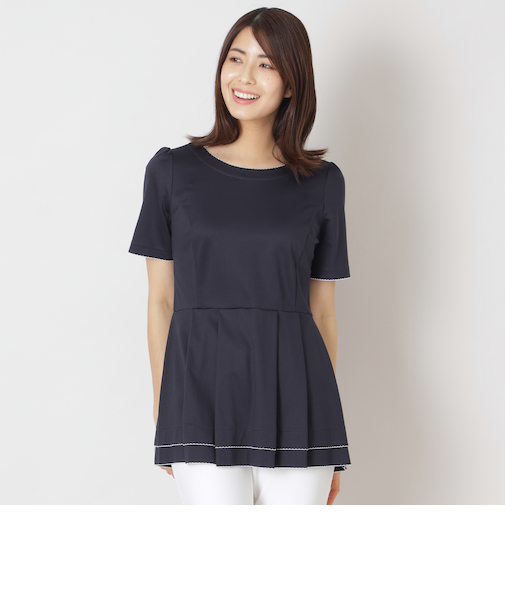 配色ピコ ティアードチュニック