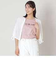 ビジューロゴ カットソー