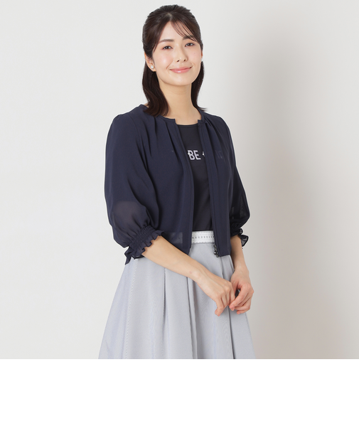 ジョーゼット ショートブルゾン