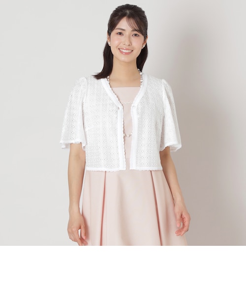 フラワー刺しゅうコンビ ボレロ｜トゥービーシックの通販｜&mall