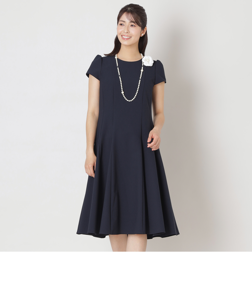 シアサッカー パネルワンピース